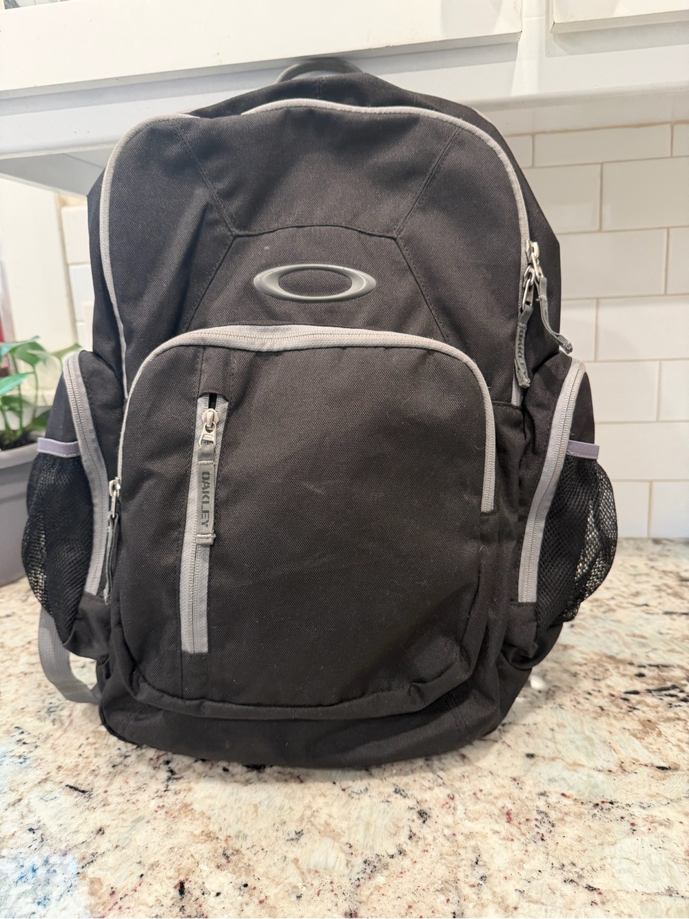 Oakley Black Backpack with Gray Accents